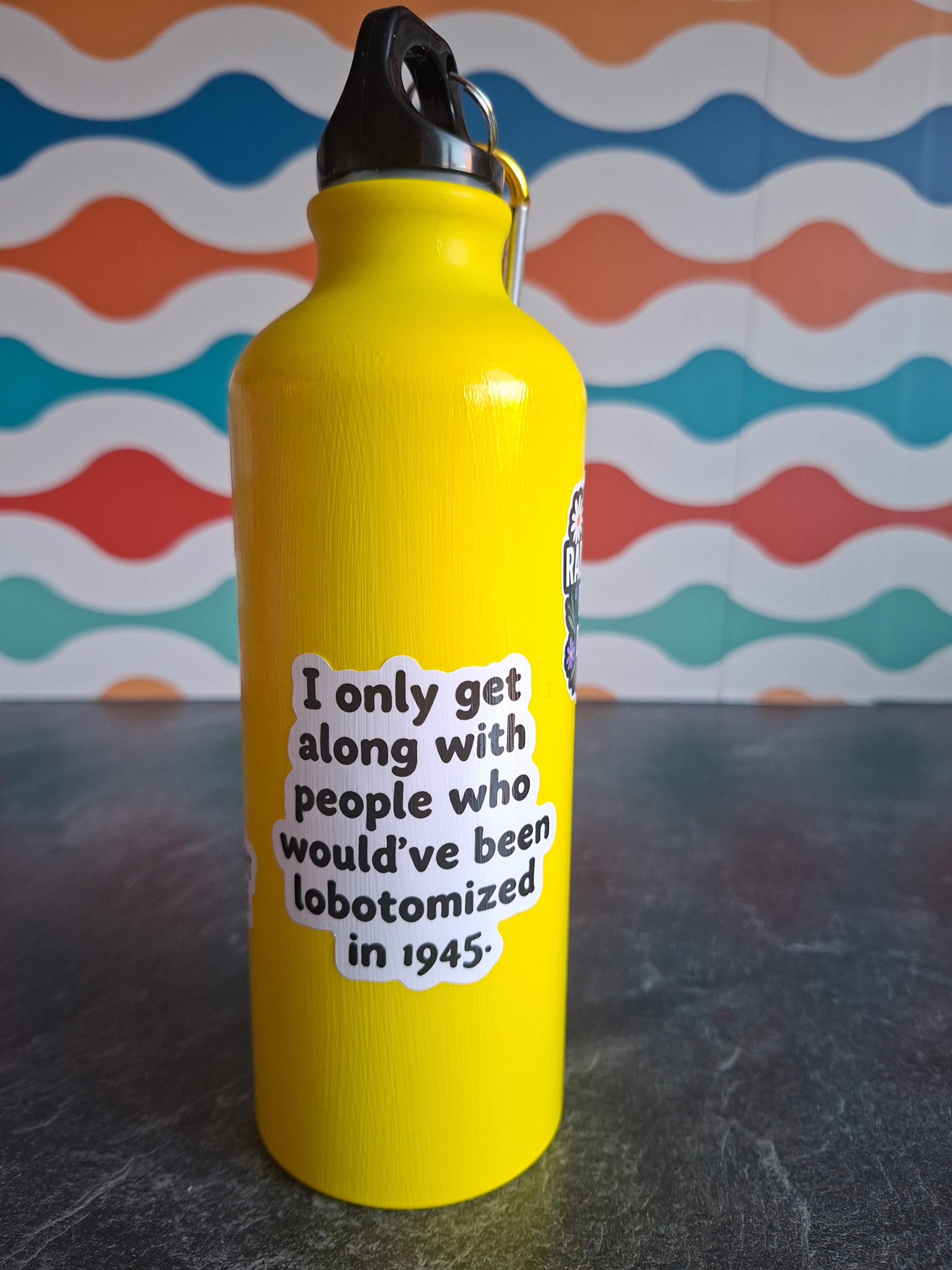 The 'Quirky One' water bottle 540 ml