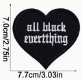 All black everything patch
