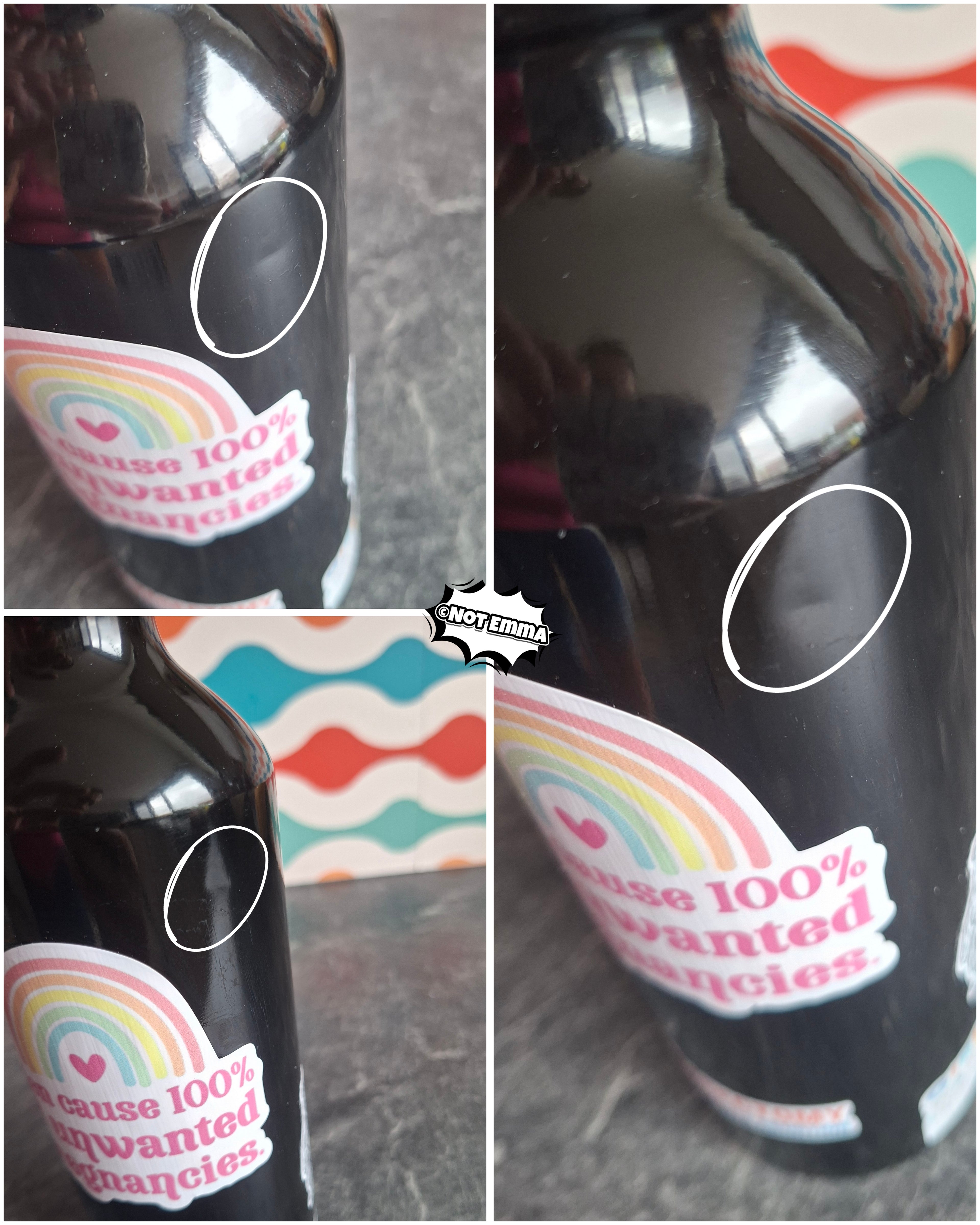 The "Uncomfortable Silence" water bottle 800ml