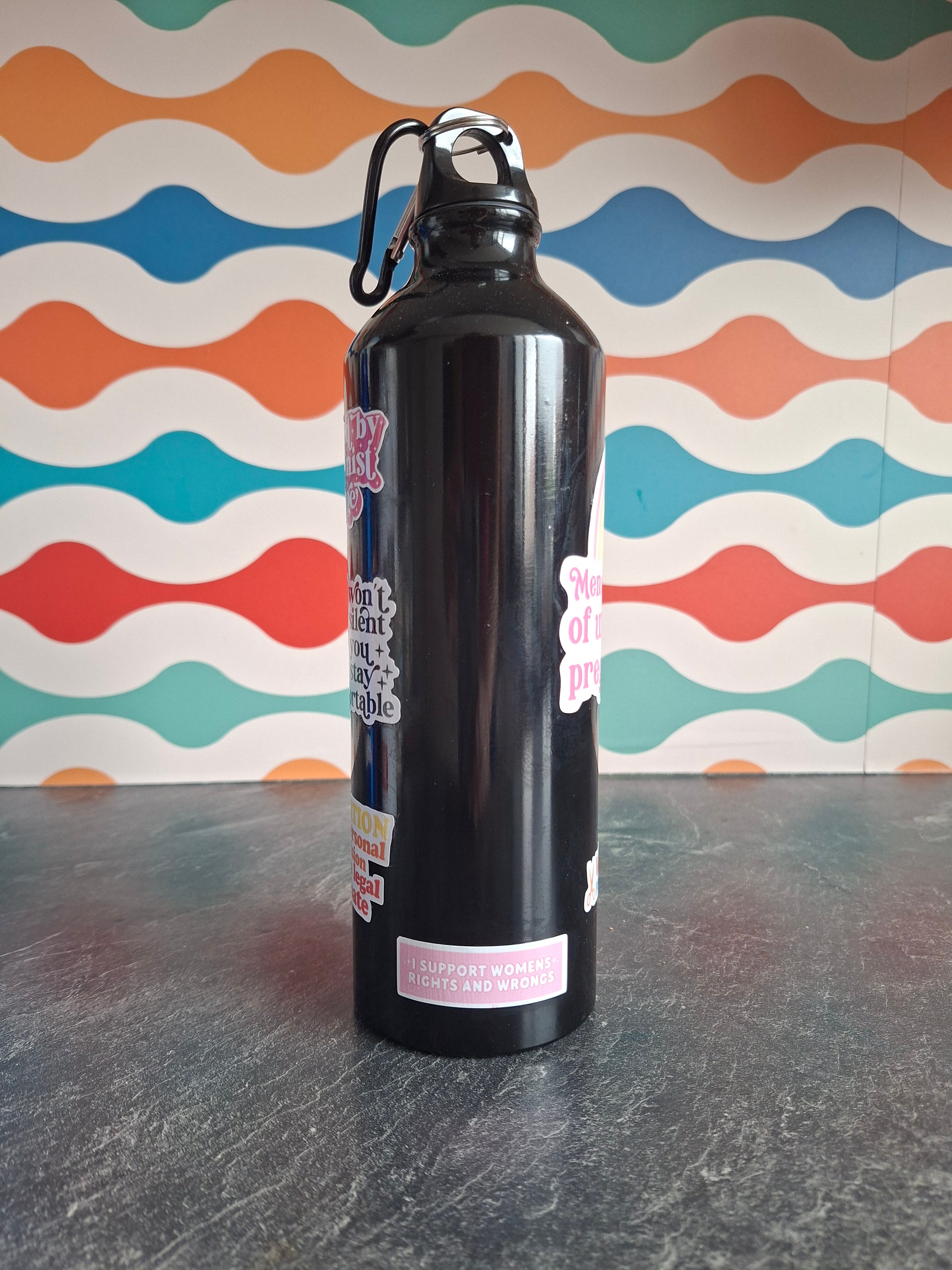 The "Uncomfortable Silence" water bottle 800ml