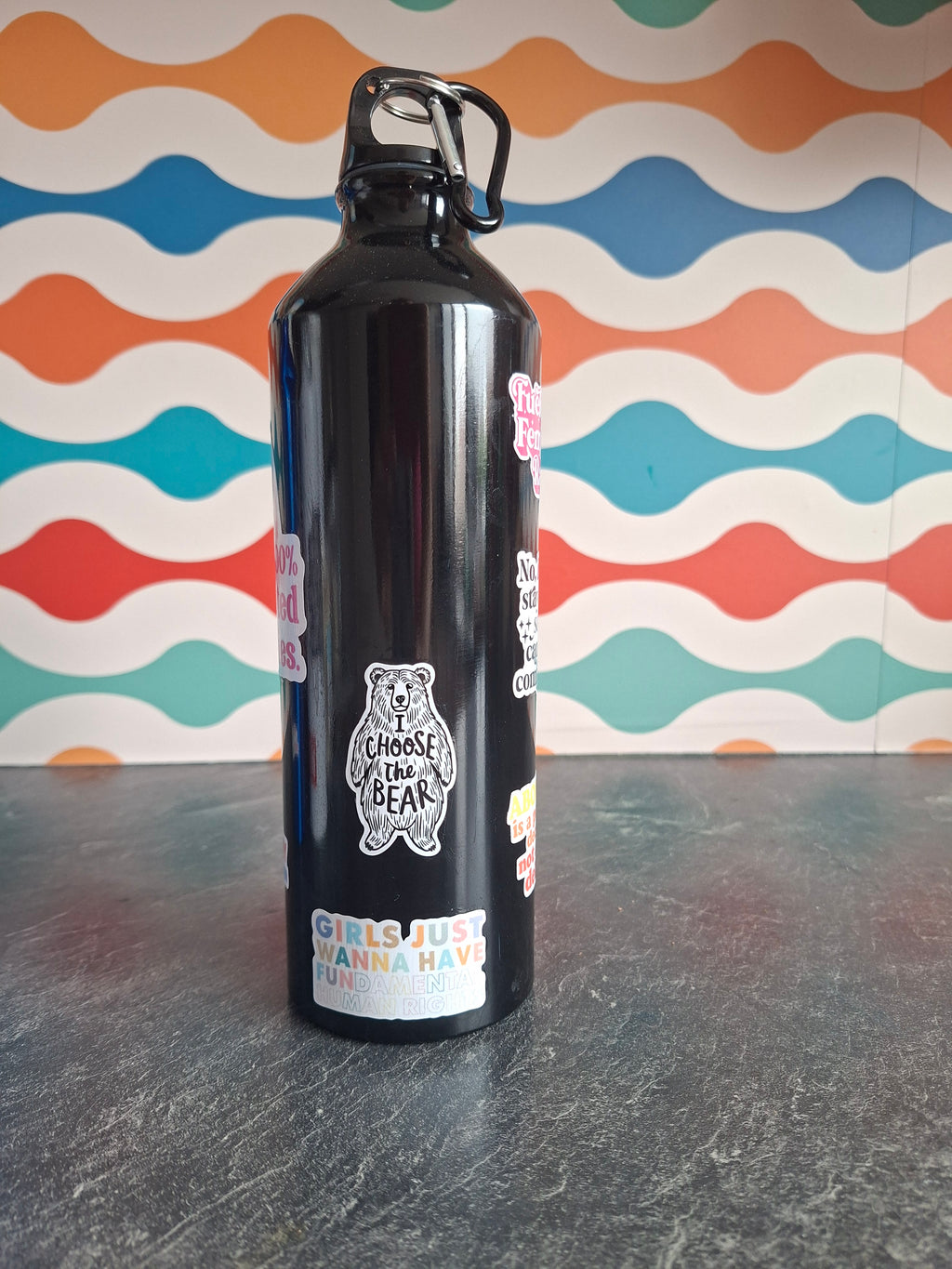 The "Uncomfortable Silence" water bottle 800ml