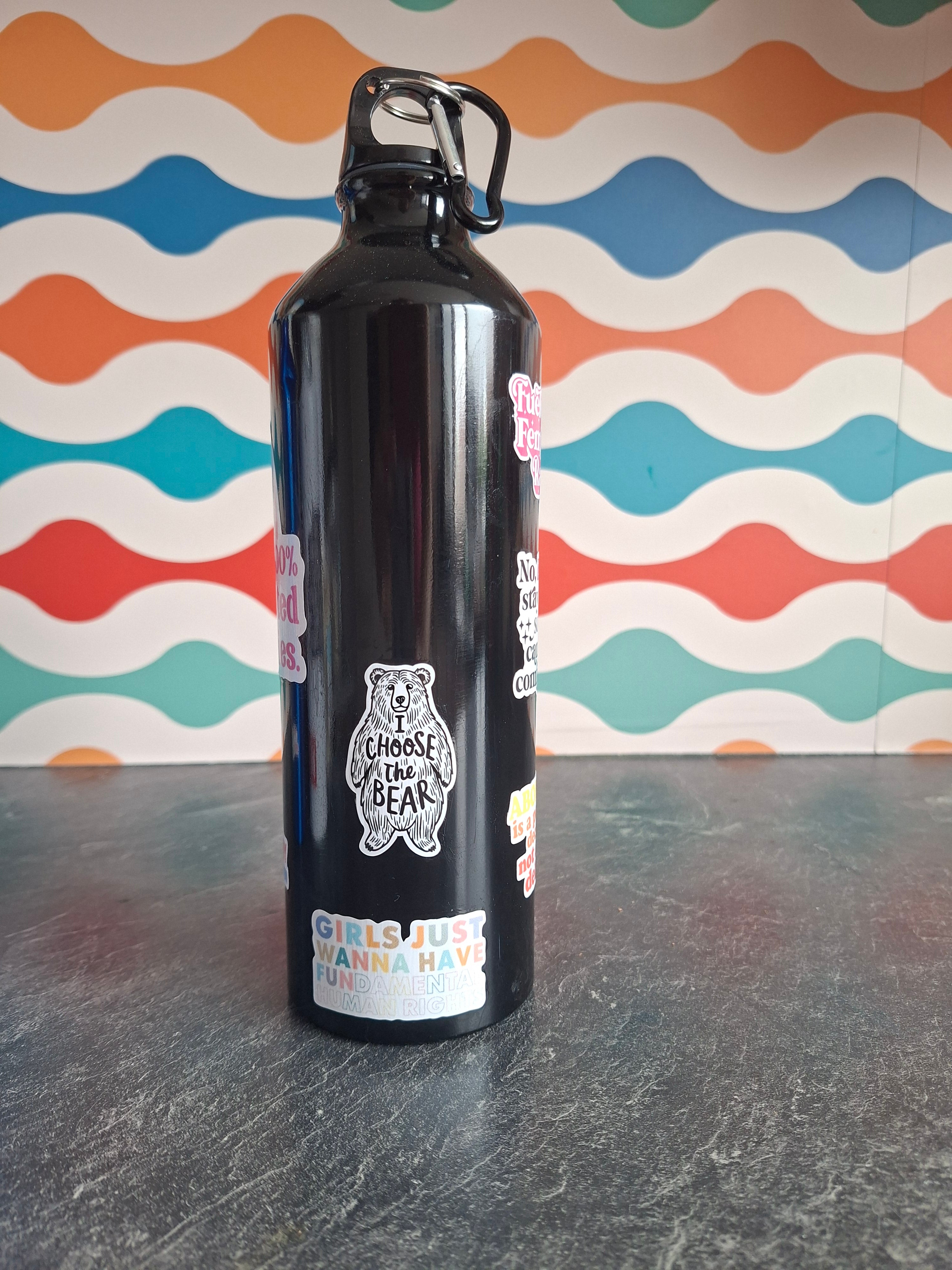 The "Uncomfortable Silence" water bottle 800ml