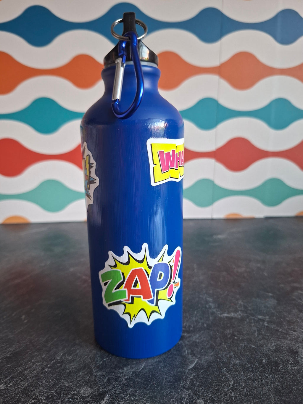 The "Hydrate Like A Superhero" water bottle 540ml