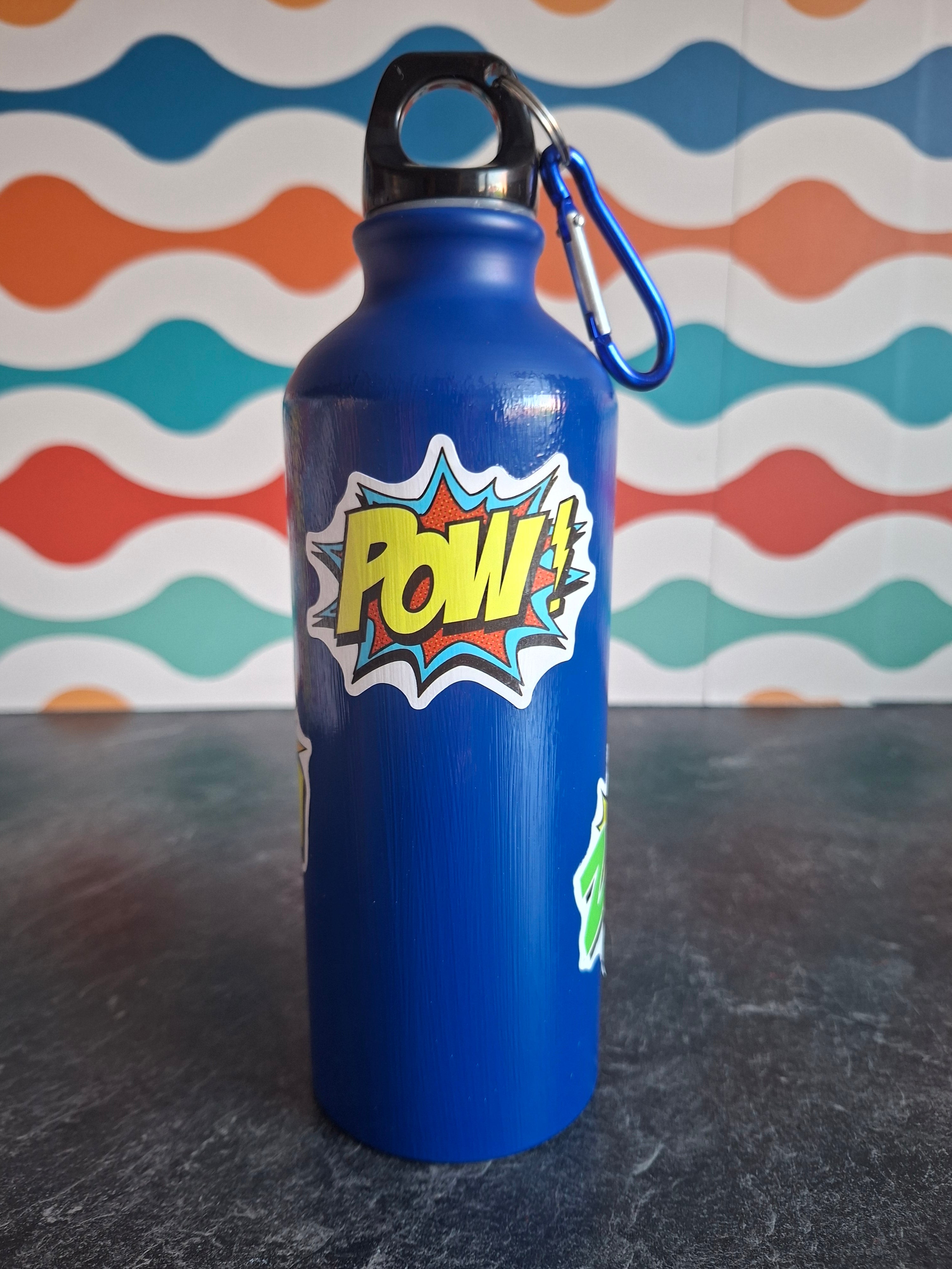The "Hydrate Like A Superhero" water bottle 540ml