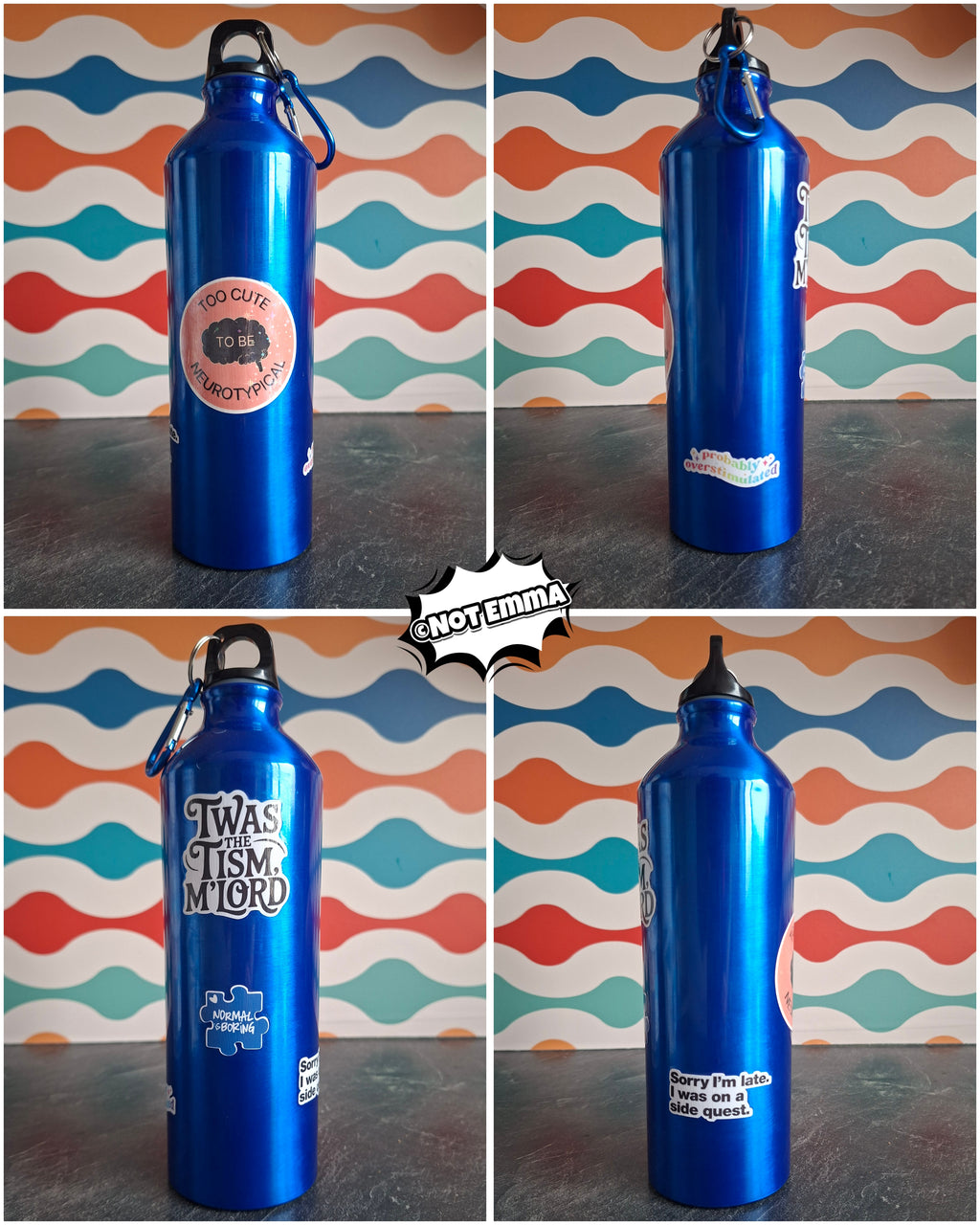 The "Neurospicy Sanctuary" water bottle 800ml