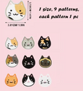 Cat head shaped patches