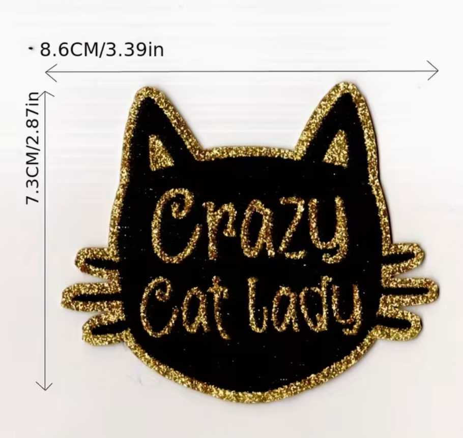 Crazy cat lady patch