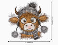 Miffed hatted cow patch