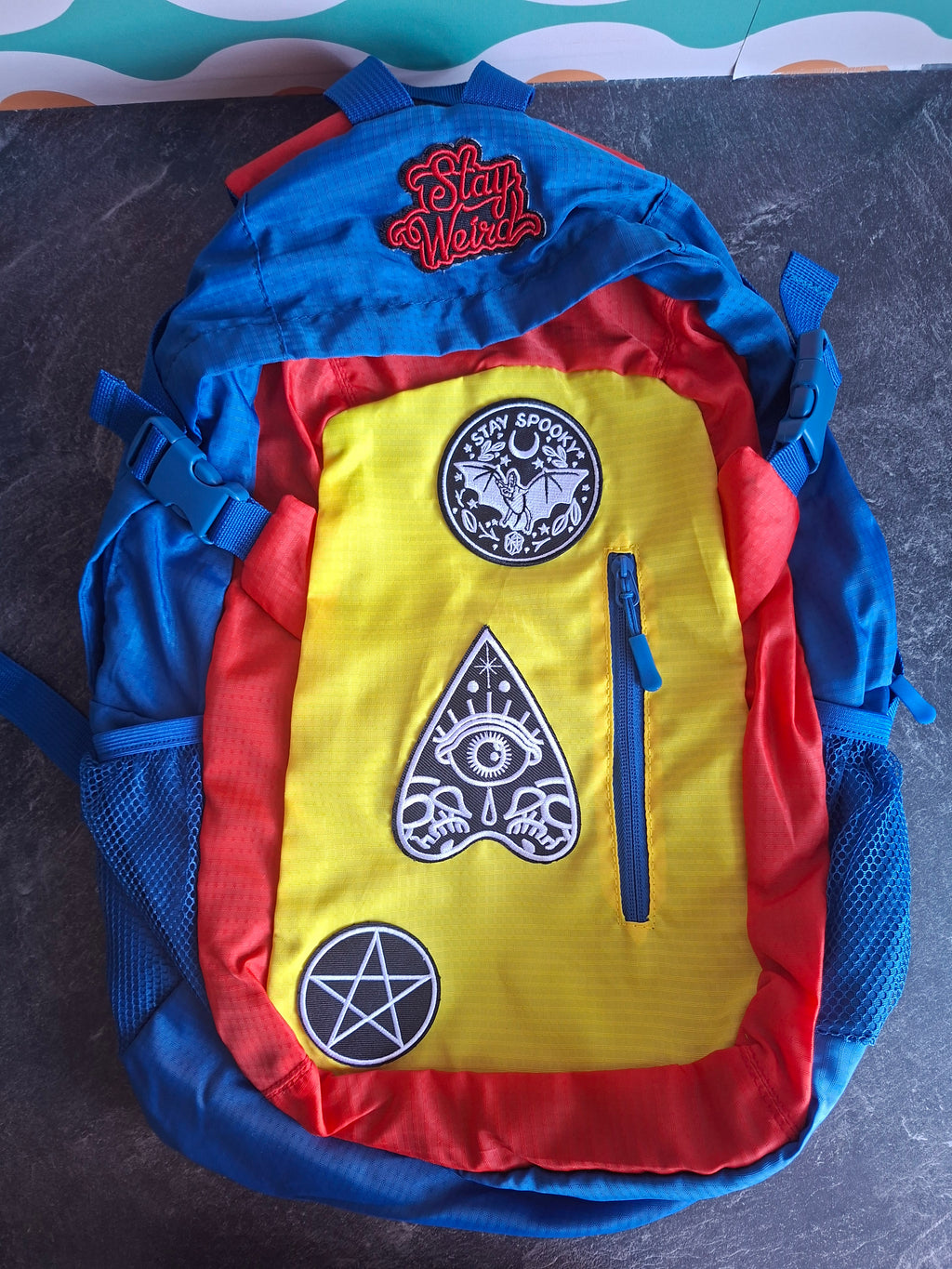 The "Eye See You" spooky backpack