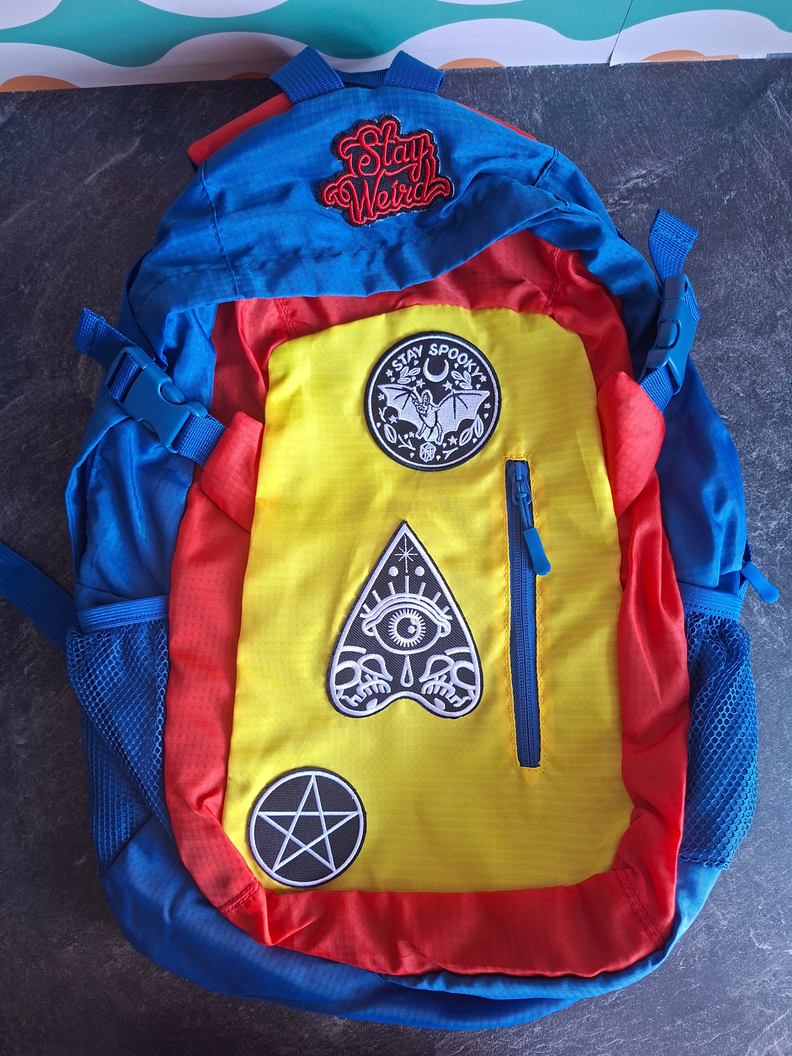 The "Eye See You" spooky backpack
