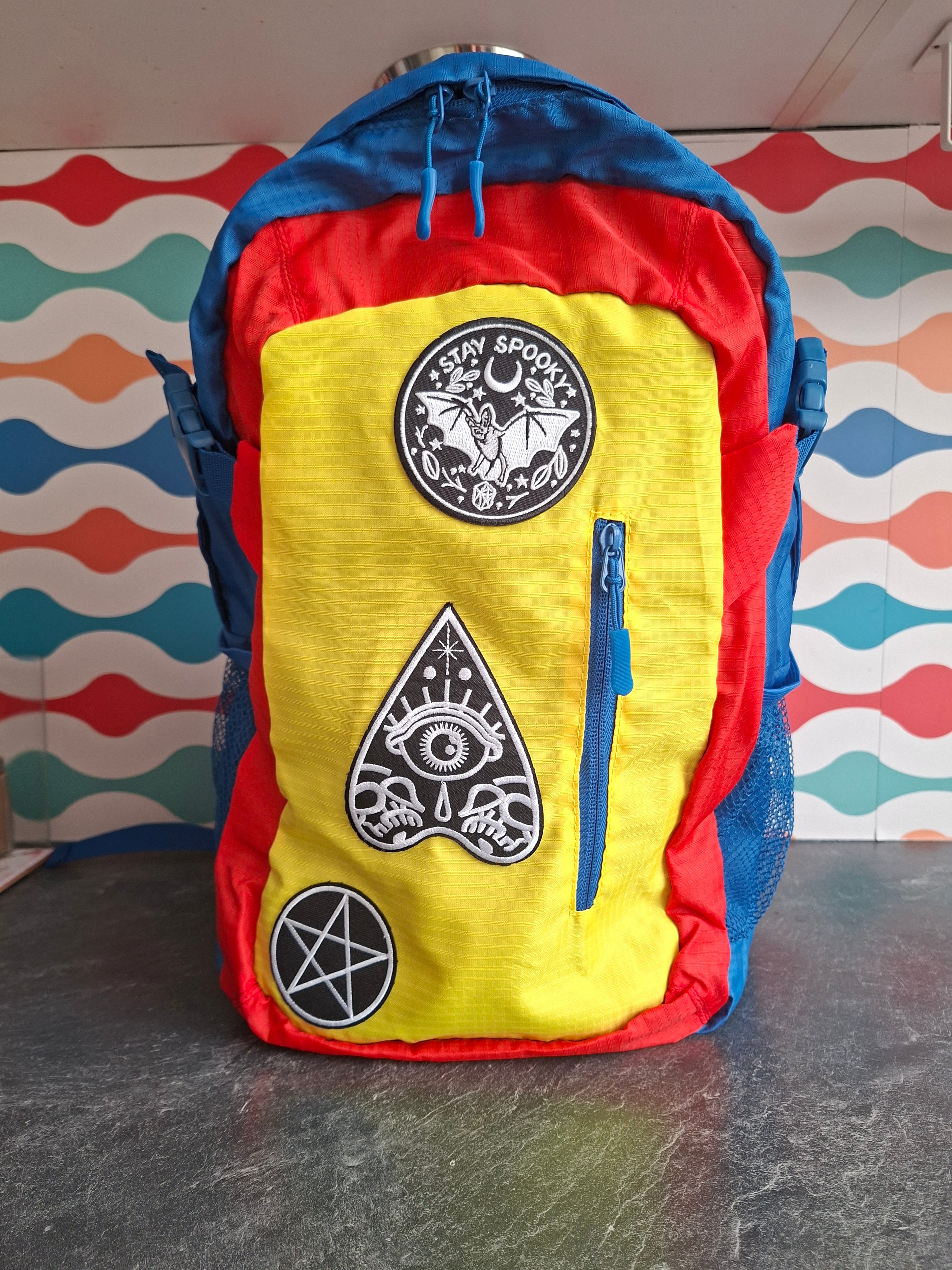 The "Eye See You" spooky backpack