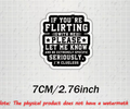 Flirting - sticker