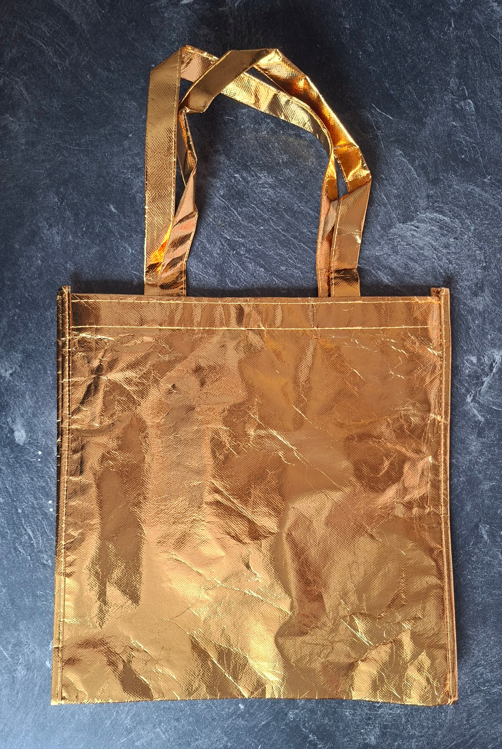 The "No Such Thing as Too Gay" Metallic tote