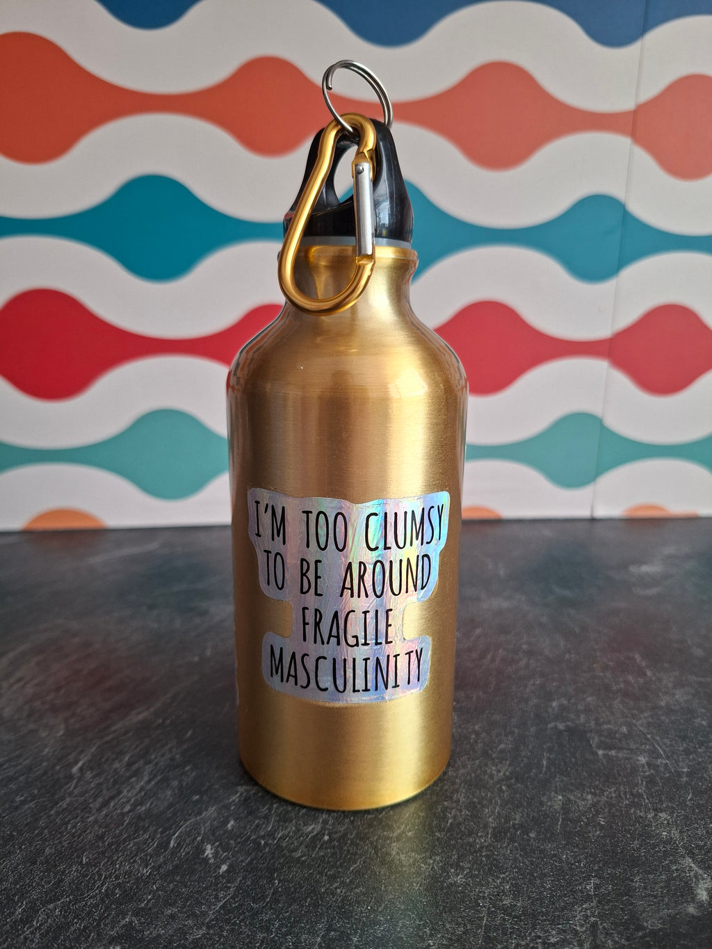 The 'Loud & Proud Feminist' water bottle  400ml