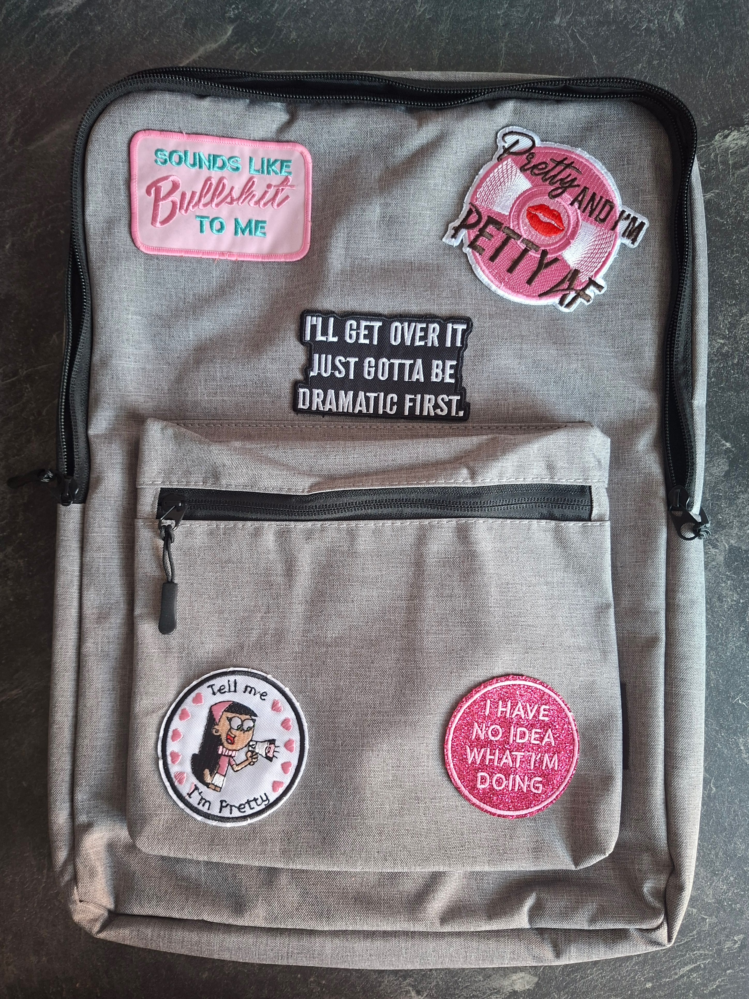 The 'beautifully dramatic, delightfully petty, and hilariously honest energy' laptop backpack