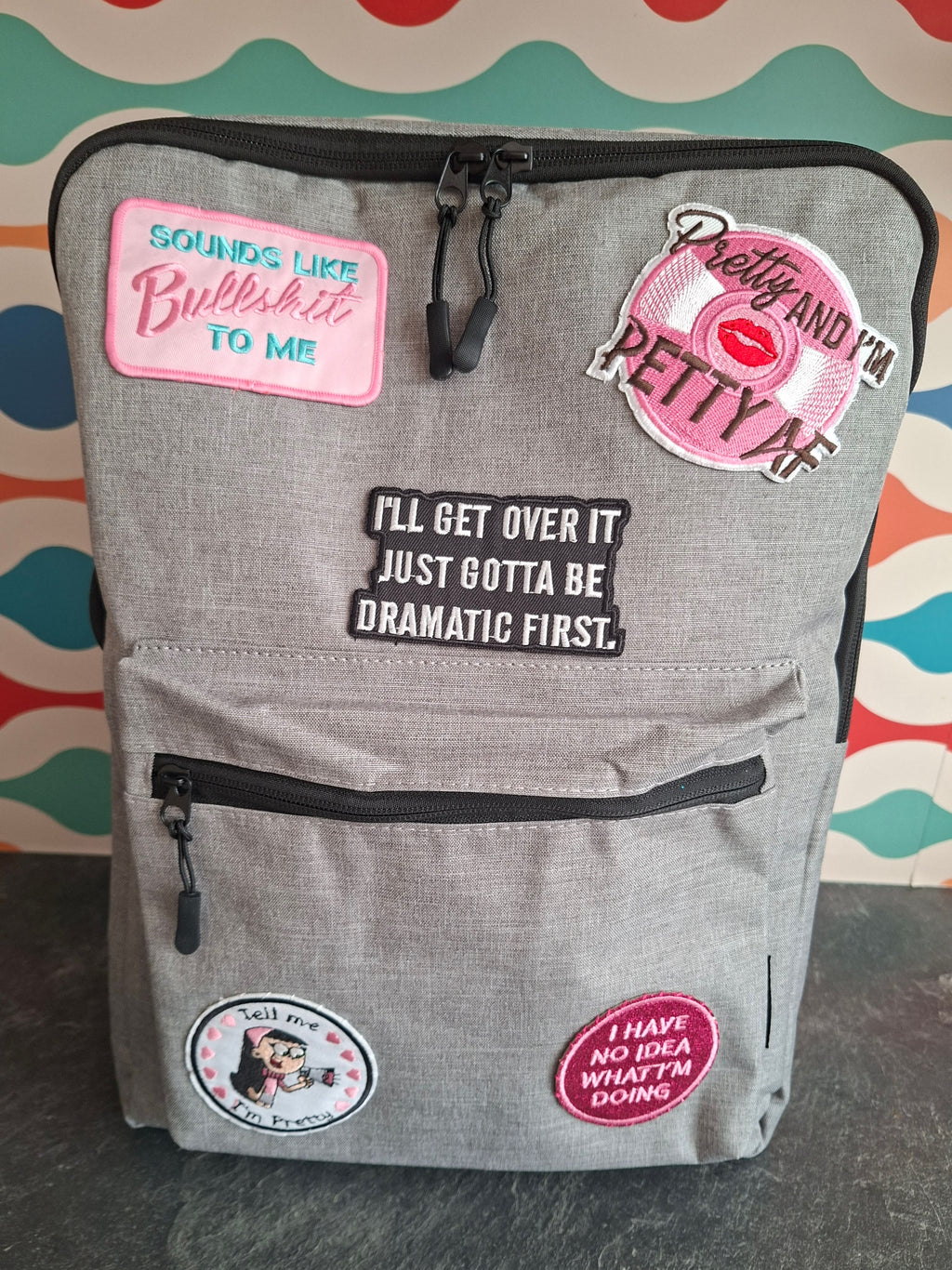 The 'beautifully dramatic, delightfully petty, and hilariously honest energy' laptop backpack
