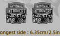 National Introvert Society - sticker