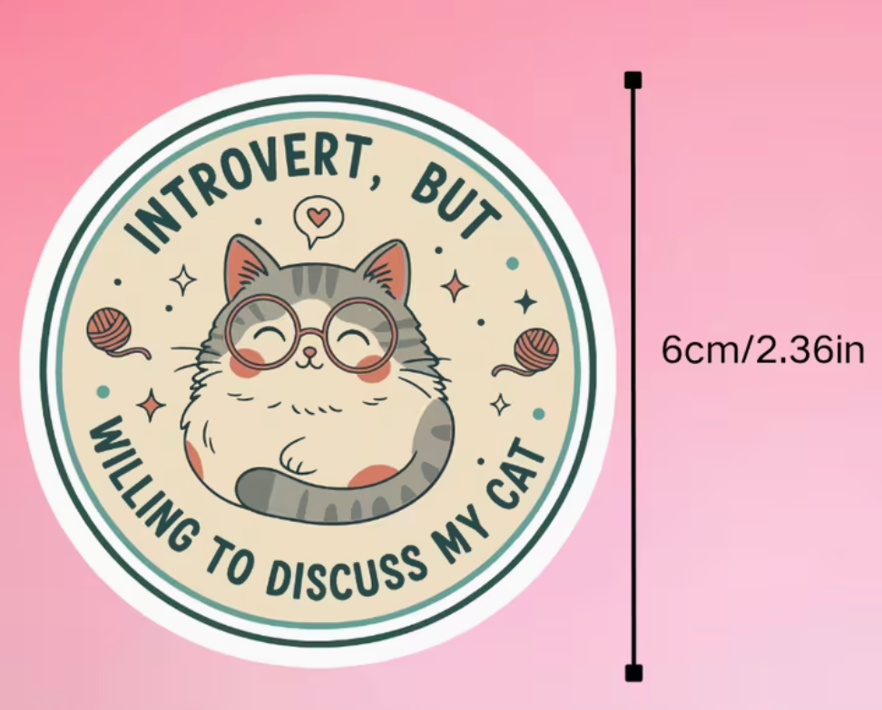 Introvert but - sticker