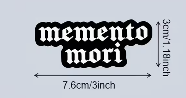memento mori - sticker