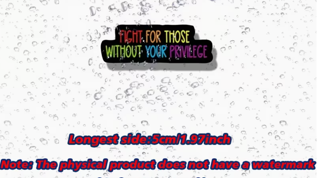 Fight for those without your privledge - sticker