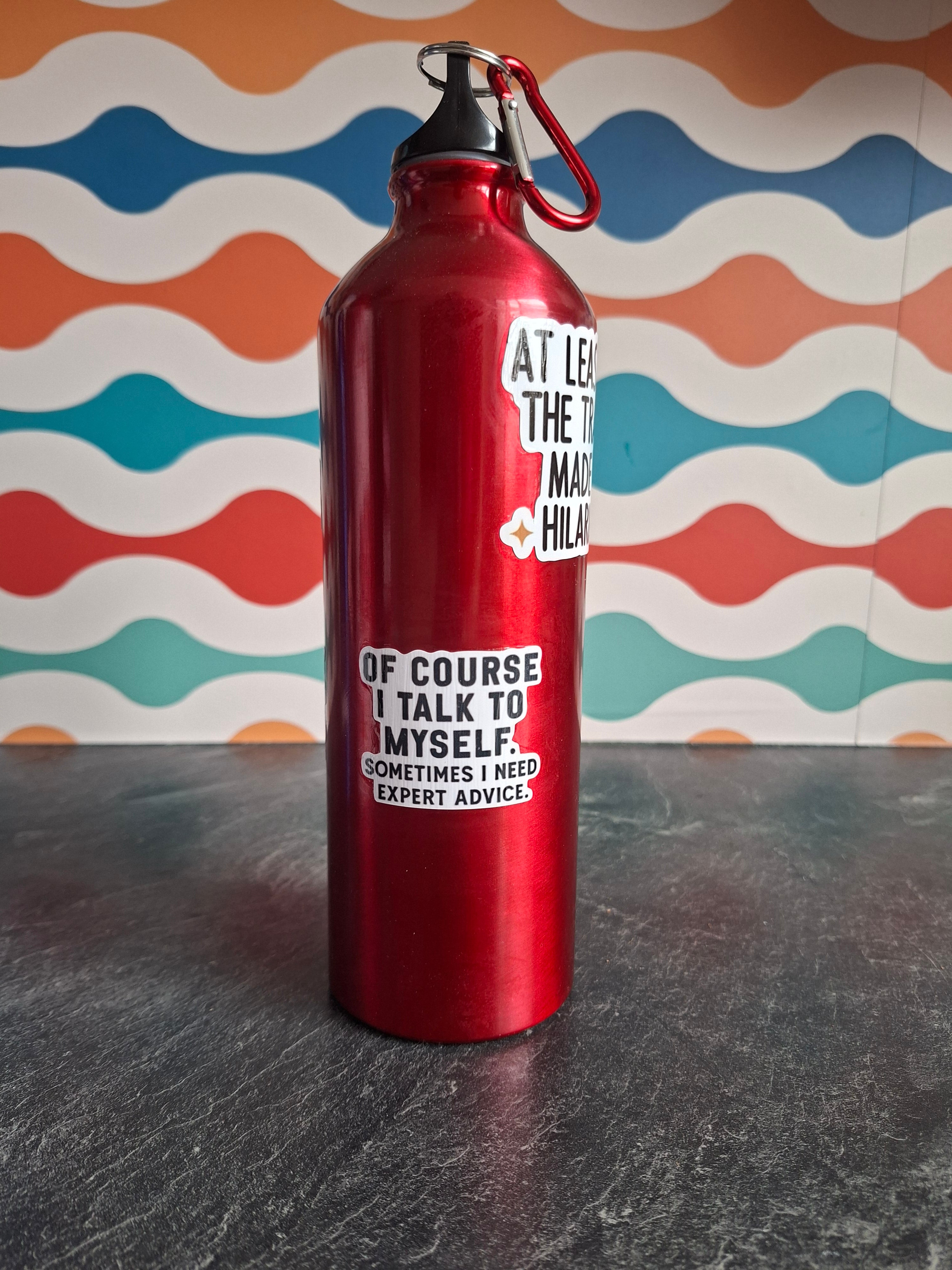 The "Expert Advice & Existential Dread" water bottle 800ml