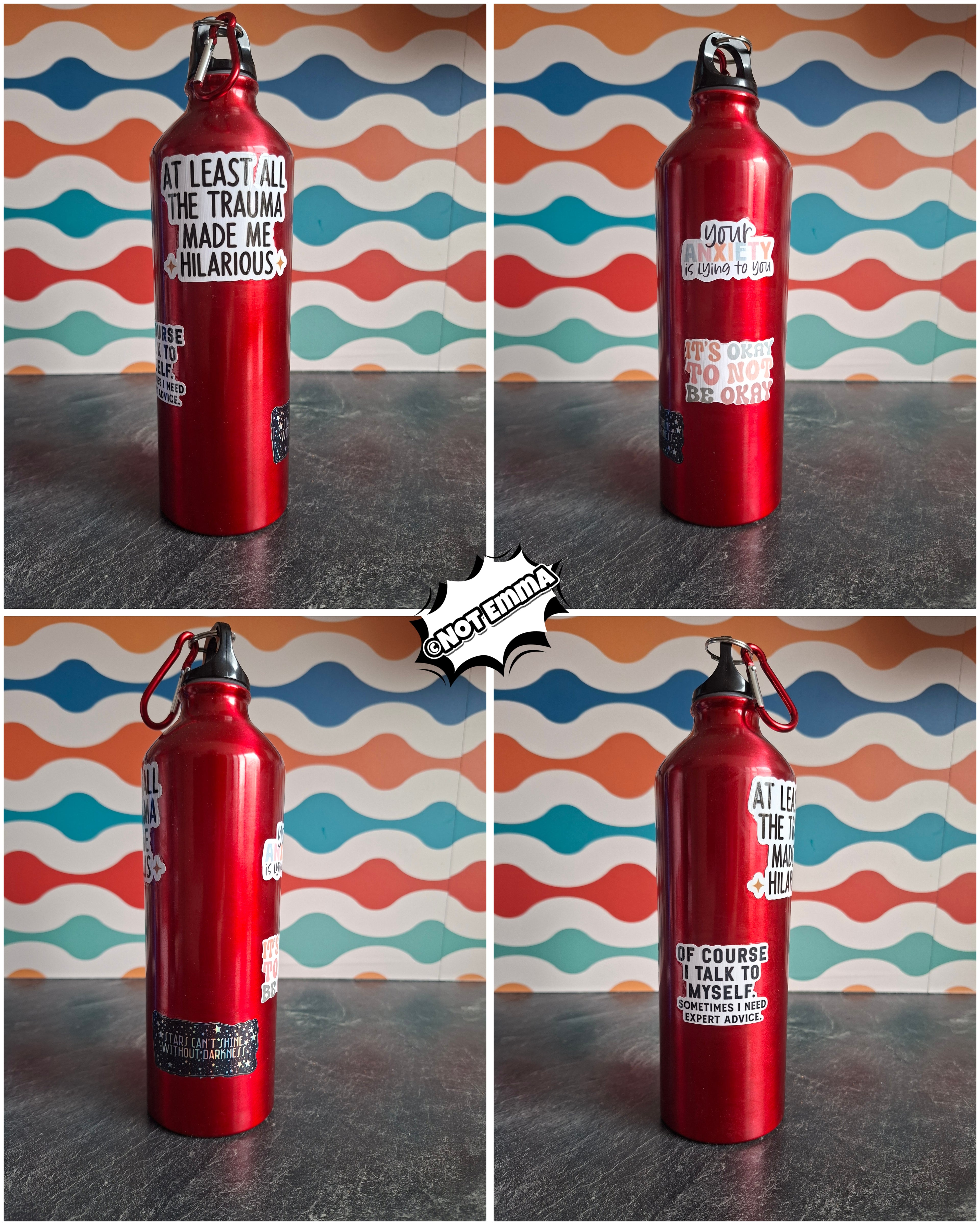 The "Expert Advice & Existential Dread" water bottle 800ml