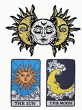 Sun moon tarot patches