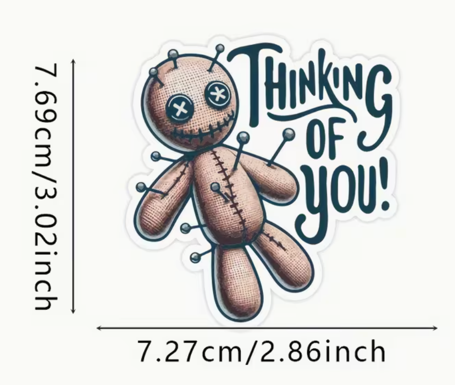 Vodoo doll - sticker