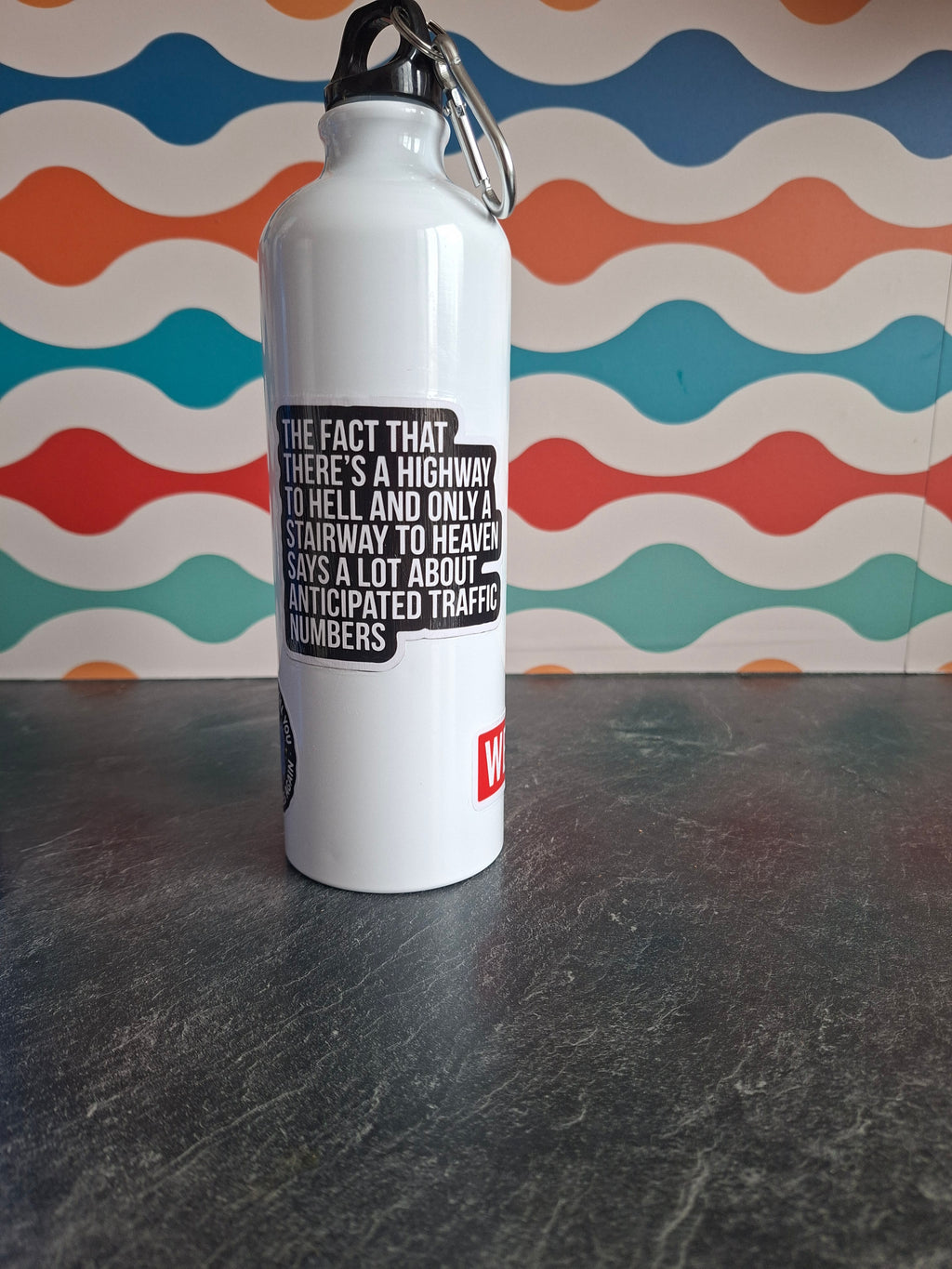 The "Aggressive Realism" water bottle 800ml - sale item