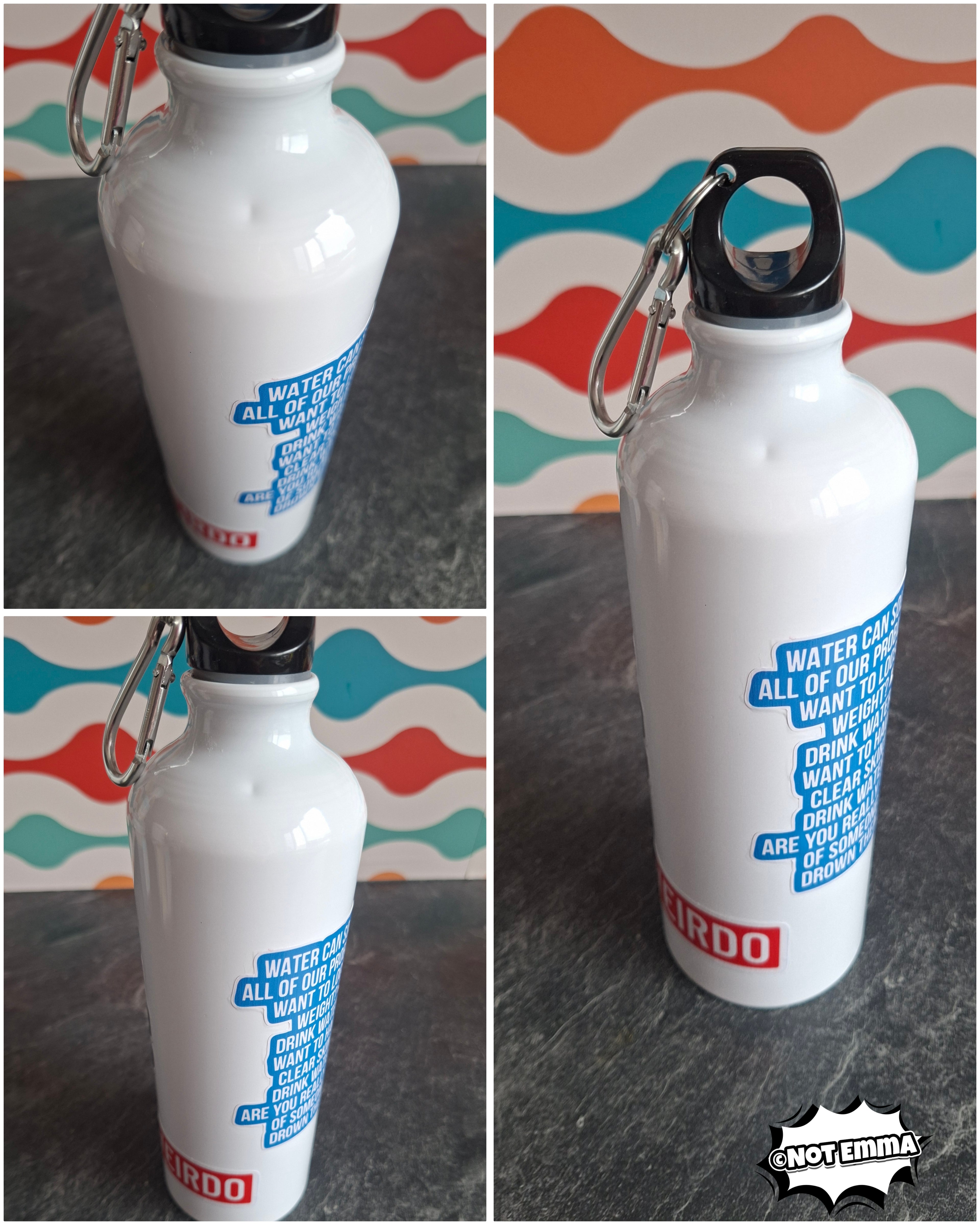 The "Aggressive Realism" water bottle 800ml - sale item