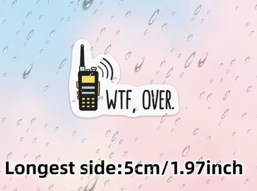 WTF - sticker
